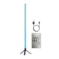 Luz Ambiental LED de Tres Secciones Telescópicas para Sala de Estar y Dormitorio, con Sincronización Musical, para un Ambiente Moderno