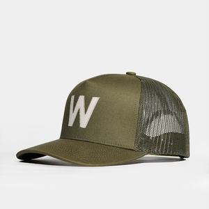 Gorra Trucker de Algodón Personalizada con Bordado de Fieltro, 5 Paneles, Estructurada, con Malla en la Parte Trasera - Product Image 3