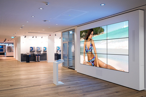 Asianda Biển Báo Trong Nhà 55Inch Gắn Tường Màn Hình LCD Màn Hình Cảm Ứng Kỹ Thuật Số 3000Nits 43Inch Quảng Cáo Màn Hình Video Treo Tường - Product Image 4