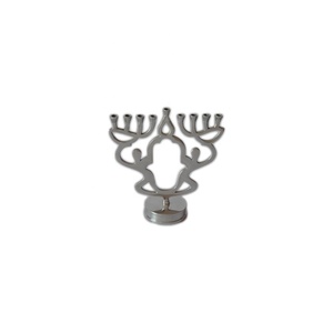 เทียนตกแต่งหลาย Menorah สำหรับการตกแต่งโต๊ะออกแบบเก้าสาขายืนเทียนในร่มและตกแต่งบ้าน - Product Image 2