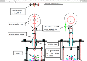 플라스틱 수직 포장 기계 패키지 상자 플라스틱 설탕 패키지 기계 패키지 기계 - Product Image 3