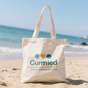 Bolso De Lona Para Regalo Promocional Personalizado Grande Playa Compras Moda Eco Reutilizable Calidad - Product Image 1