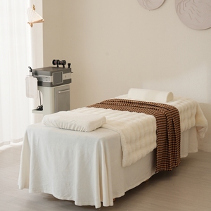 Set di lenzuola per lettino da massaggio copri letto di bellezza 4 Set Set di lenzuola per massaggi per salone di bellezza - Product Image 2