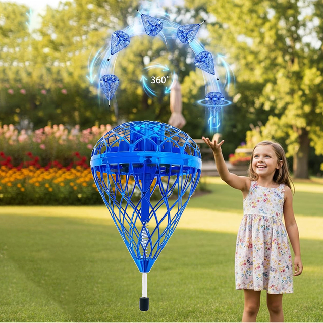 Flying Orb Ball Toss Catch 360 Droleapfly Spring Magic Hover Plastic Bouncing Toys for Kids Boys Girls Outdoor Indoor
