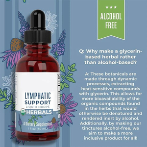 Gotas Líquidas para la Limpieza del Sistema Linfático, Mezcla Herbal de Apoyo a la Desintoxicación Linfática, Líquido Oral con Corteza de Raíz Roja, Equinácea y Baya del Saúco - Product Image 2