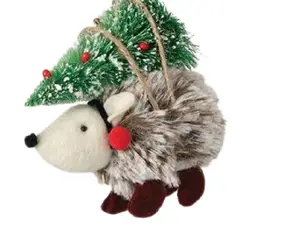 Noxinda Giáng Sinh Nguồn Cung Cấp Trang Trí Nội Thất Fluffy Hedgehog Đồ Trang Trí Với Tree Đảng Vườn Trang Trí Ngoài Trời Kid Phòng Trang Trí Nội Thất