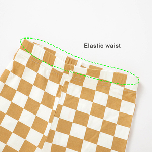 Conjunto de Ropa de Bambú para Bebés y Niños, Conjunto de Pijamas de Bambú de Manga Corta para Verano - Product Image 3