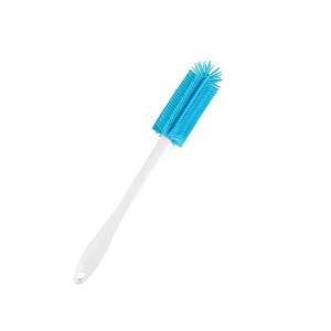 Eco-Friendly Food Grade Long Handle Silicone <b>Bottle</b> <b>Brush</b> Non-Toxic Sustainable Home Cleaning Kitchen Glass Pan Hand - Product Image 3