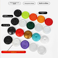 Couvercle en plastique PP jetable personnalisable de 90mm couvercles de tasses à café chaudes de Logo personnalisé et couvercle de tasse en PP de taille