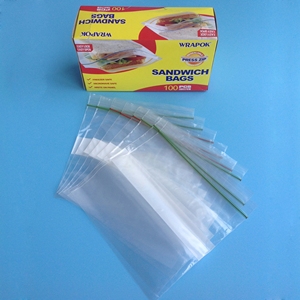Sacs plastiques transparents à double fermeture, en polyéthylène basse densité (PE), qualité alimentaire, avec fermeture à glissière, pour légumes - Product Image 6
