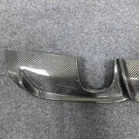 Diffuseur de lèvre de pare-chocs arrière en fibre de carbone de style MP pour BMW Série 3 F30 F35 M Sport
