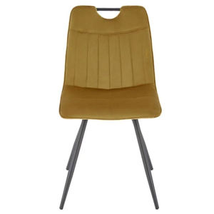 Sillas de Comedor Italianas de Lujo, Tapizadas y Suaves, con Patas de Metal, Modelo <span class=keywords><strong>Edia</strong></span> Poltrona - Product Image 5