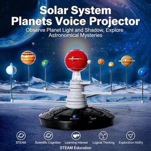 Kit de jouets éducatifs STEM sur le système solaire avec projection 3D, jouets électriques pour enfants, jouets scientifiques éducatifs DIY - Product Image 3