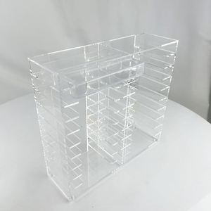 Transparent Acrylique Cassette Bande De Rangement Organisateur <span class=keywords><strong>Rack</strong></span> 20 Fentes Acrylique Cassette Boîte De Rangement Titulaire - Product Image 3