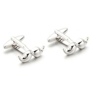 Nuovo arrivo eco-friendly pulsante di alta qualità in lega di rame <span class=keywords><strong>barba</strong></span> baffi nuovi gemelli per <span class=keywords><strong>camicia</strong></span> da uomo - Product Image 2