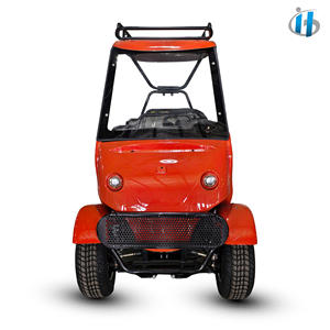 Voiture de golf électrique tout-terrain HLD Sand Beach 1500W 60V 4 places avec toit, véhicule de patrouille extérieur à 4 roues - Product Image 2