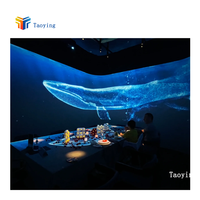 Projecteur immersif d'hologramme de projection de restaurant créatif interactif d'intérieur pour une expérience unique de salle de banquet