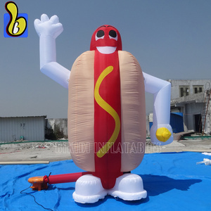 Balon Hot Dog Tiup untuk Iklan, Sosis Tiup untuk Promosi K3011-<span class=keywords><strong>2</strong></span> - Product Image 2