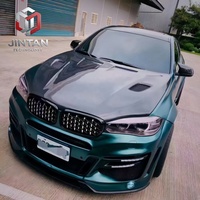Kit de Carrocería Ancha Estilo Lumma para BMW X6 F16, Modificación Exterior del Automóvil, Parachoques Delantero y Trasero, Faldones Laterales, Accesorios para Pasos de Rueda