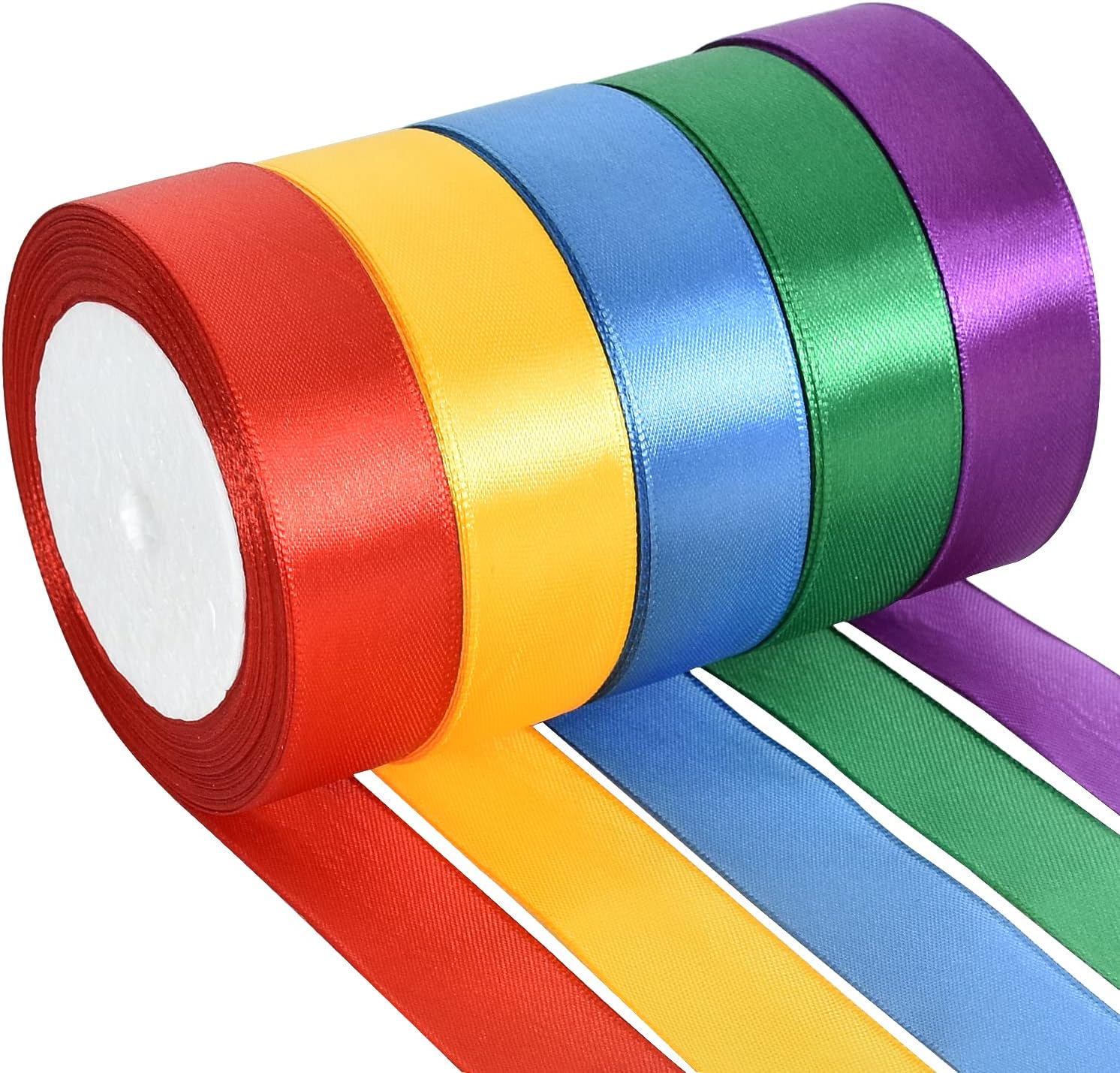 Factory Wholesale Gift Ribbon Personalized Printing logo 1inch Ribbon Satin Ribbon