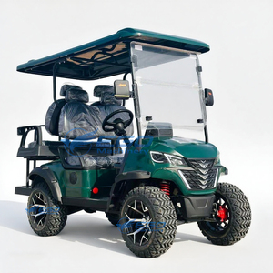 Voiturette de golf électrique robuste 4 places, style Club Car, avec revêtement antirouille et sièges confortables, meilleur prix - Product Image 1