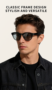 CY02 AI Smart Glasses 13MP Dual <b>Camera</b> 1080P Video <b>Real</b>-time Translation Noise Cancelling Music Calls App Control 290mAh - Product Image 3