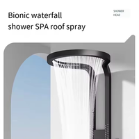 Bain de luxe salle de bain intelligente colonne de douche ensemble système de douche de salle de bain mural en acier inoxydable