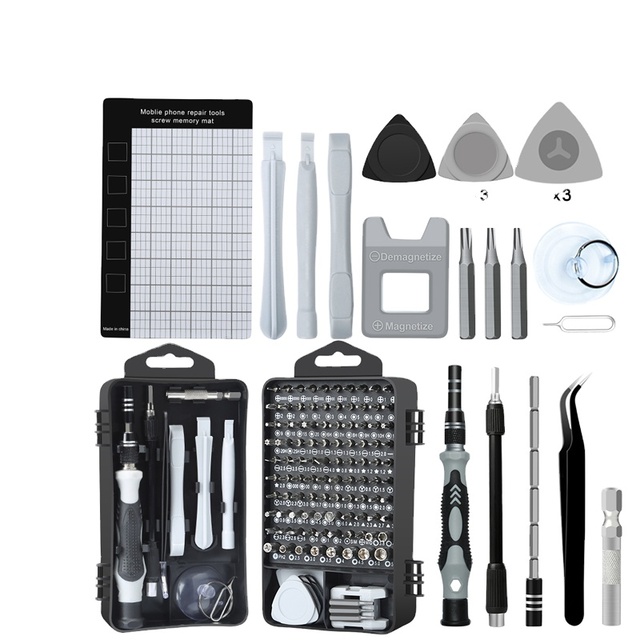 115 in 1 Household Computer Laptop Mobile Phone Screwdriver Set DIY Repair Tool Kit