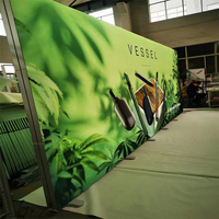 Boîte à lumière publicitaire personnalisée basse consommation SEG tissu sans cadre rétro-éclairé cadre en aluminium affiche lumière signe boîte toile de fond