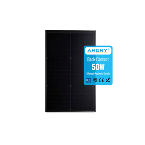 Panneau <span class=keywords><strong>solaire</strong></span> monocristallin haute efficacité 50W 25,8% avec boîtier de jonction IP67/IP68, <span class=keywords><strong>chargeur</strong></span> de batterie <span class=keywords><strong>12V</strong></span> pour camping-car, voiture, bateau, abri - Product Image 1