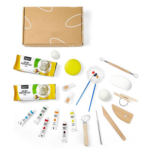 <span class=keywords><strong>Kit</strong></span> <span class=keywords><strong>de</strong></span> pâte à modeler Secolorart, <span class=keywords><strong>kit</strong></span> <span class=keywords><strong>de</strong></span> bricolage à domicile, <span class=keywords><strong>kit</strong></span> <span class=keywords><strong>de</strong></span> <span class=keywords><strong>poterie</strong></span> en argile, <span class=keywords><strong>kit</strong></span> d'argile auto-durcissante <span class=keywords><strong>pour</strong></span> adultes et débutants - Product Image 1