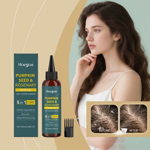Aceite Capilar Premium de Jengibre y Calabaza, Tratamiento Hidratante y Fortalecedor para Cabello Seco y Dañado - Product Image 1