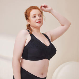 Soutien-gorge grande taille à couvrance totale de haute qualité, sans armatures, pour dissimuler la graisse du dos, pour femmes - Product Image 2