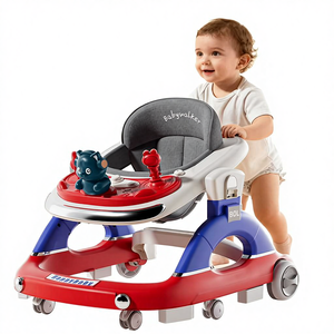 Vente chaude : Trotteurs pliables en plastique pour tout-petits, roues silencieuses en acier inoxydable, jouet éducatif lumineux et musical pour la <span class=keywords><strong>saison</strong></span> d'automne, pour l'apprentissage de la marche des enfants - Product Image 1