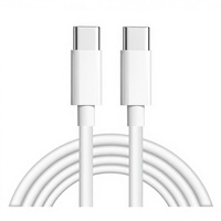 Câble USB C vers USB C, charge rapide PD pour vivo iQOO, cordon de données TPE pour téléphone, tablette, voiture, maison, banque d'alimentation, flexible, réversible, OEM