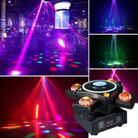 Projecteur de fête King Kong à 4 bras, DMX 512, maître-esclave, lumière disco LED laser pour DJ et événements - Meilleures ventes