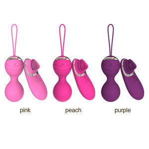 Y aşk kadın için güçlü titreşim titreşimli yumurta hediye seti ile silikon top kiti - Product Image 2