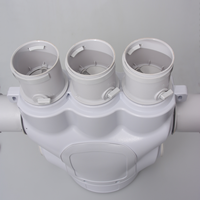 Boîte de distribution d'air ABS 1 à 7 voies pour connexion de tube PE, ventilation d'air frais, système ERV HRV