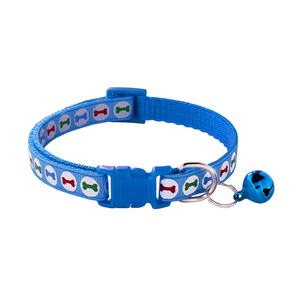 Collares para Gatos Personalizados de Fábrica OEM al por Mayor, <span class=keywords><strong>Collar</strong></span> de Lujo para Mascotas Pequeñas con Accesorios de Campana y Cierre de Seguridad - Product Image 1