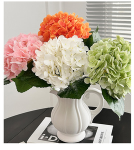 Hot Bán Bất Cảm Ứng Tú Cầu Hoa Nhân Tạo Hoa Tú Cầu Hoa Nhân Tạo Latex Trắng Màu Hồng Tú Cầu - Product Image 5