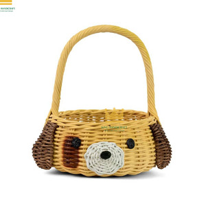 Cute Bear Shaped Rattan <b>Storage</b> <b>Basket</b> With Handle For Children's <b>Toy</b> <b>Storage</b> Wholesale in Bulk from Vietnam - Product Image 4