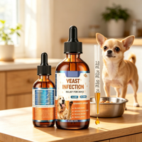 Gouttes de saveur de dinde OEM avec EPA DHA pour l'inflammation, anti-démangeaisons et soutien immunitaire