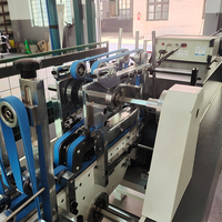 Machine automatique de pliage et de collage de boîtes en carton pour l'expédition de produits cosmétiques, alimentaires et de vente au détail – Plietteuse-colleuse de boîtes en carton blanc