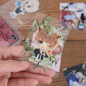 Tiras de Plástico Transparente Personalizadas de Moda Coreana para Publicidad, Tarjetas Transparentes para Fotos de Instagram, para Regalo - Product Image 5