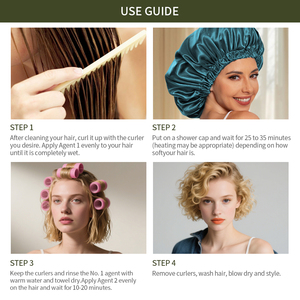 Kit de Coiffure Professionnel en Gros OEM, en Stock, <span class=keywords><strong>Crème</strong></span> Liquide Permanente à Froid pour Ondulations Bouclées, Lotion Tenue Forte - Product Image 5