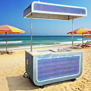 Remolque de Comida Móvil, Camión de Helados de Acero Inoxidable para Comida Rápida, Carro de Catering Personalizado para Hot Dogs - Product Image 2
