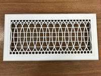 Grille de ventilation décorative de style européen découpée au laser, panneau de sortie d'air en aluminium, motif personnalisé disponible