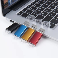 Memoria USB Personalizable con Logotipo Metálico, USB 2.0/3.0, 8GB/32GB, Colores Variados, Portátil