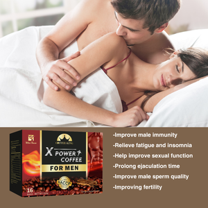 Café Negro Instantáneo con Maca y <span class=keywords><strong>Ginseng</strong></span> para Hombres, Mezcla de Granos de Arábica, Sin Azúcar, Mejora Sexual, 10 Sobres, Sin Efectos Secundarios - Product Image 6