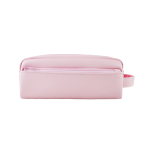 Trousse à crayons rose à fermeture éclair pour filles, en cuir PU personnalisé par l'usine Sedex, modèle Senrong SRC20-021P, doublure 210D - Product Image 3